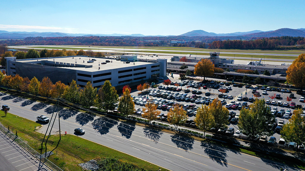 Departing from Asheville Regional Airport