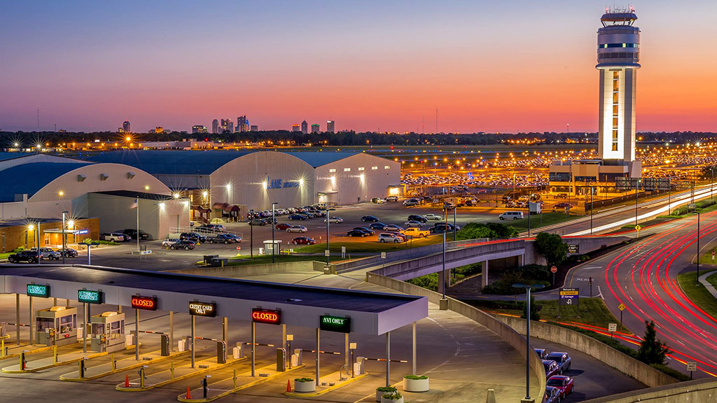 Arriving at Port Columbus International