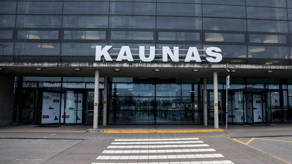 Arriving at Kaunas Airport