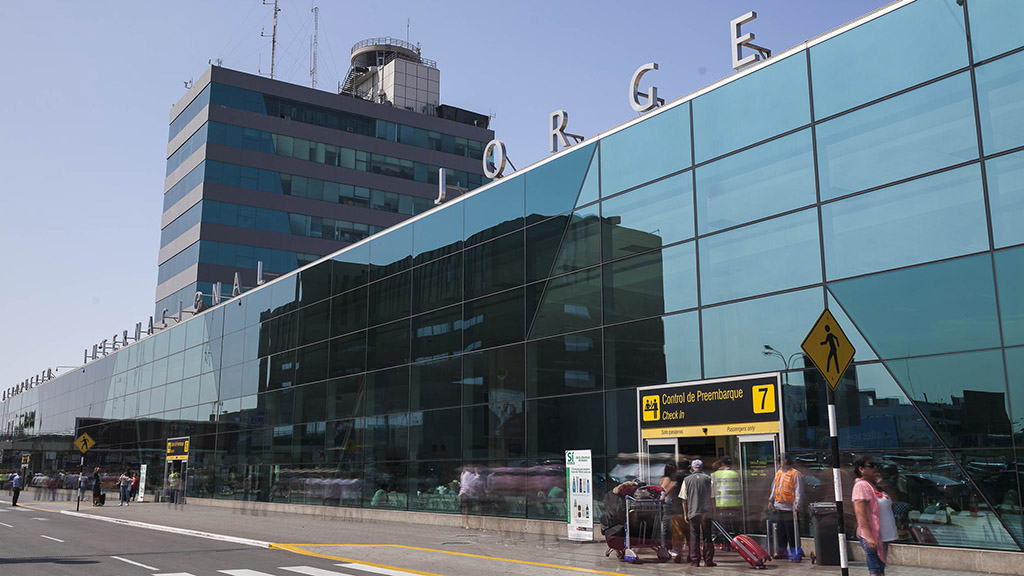 Arriving at Jorge Chávez International Airport