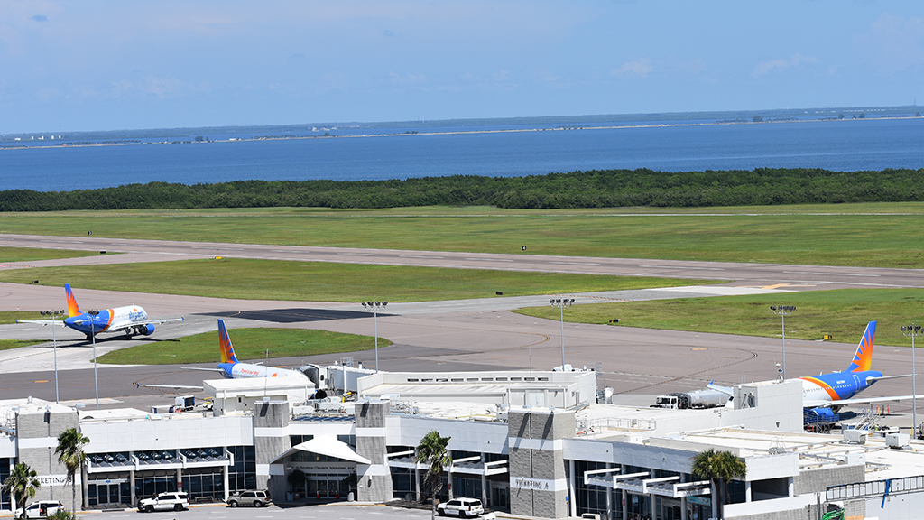 Arriving at St. Pete–Clearwater International Airport