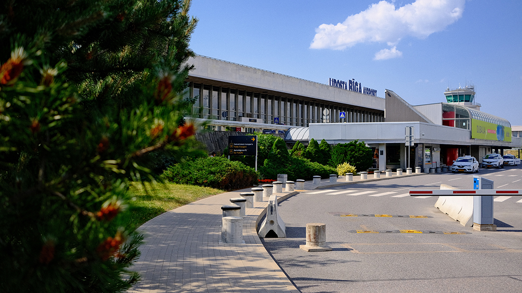 Departing from Riga International Airport