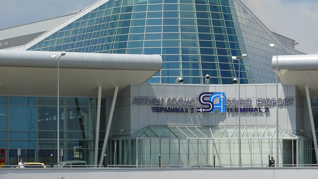 Arriving at Sofia Airport