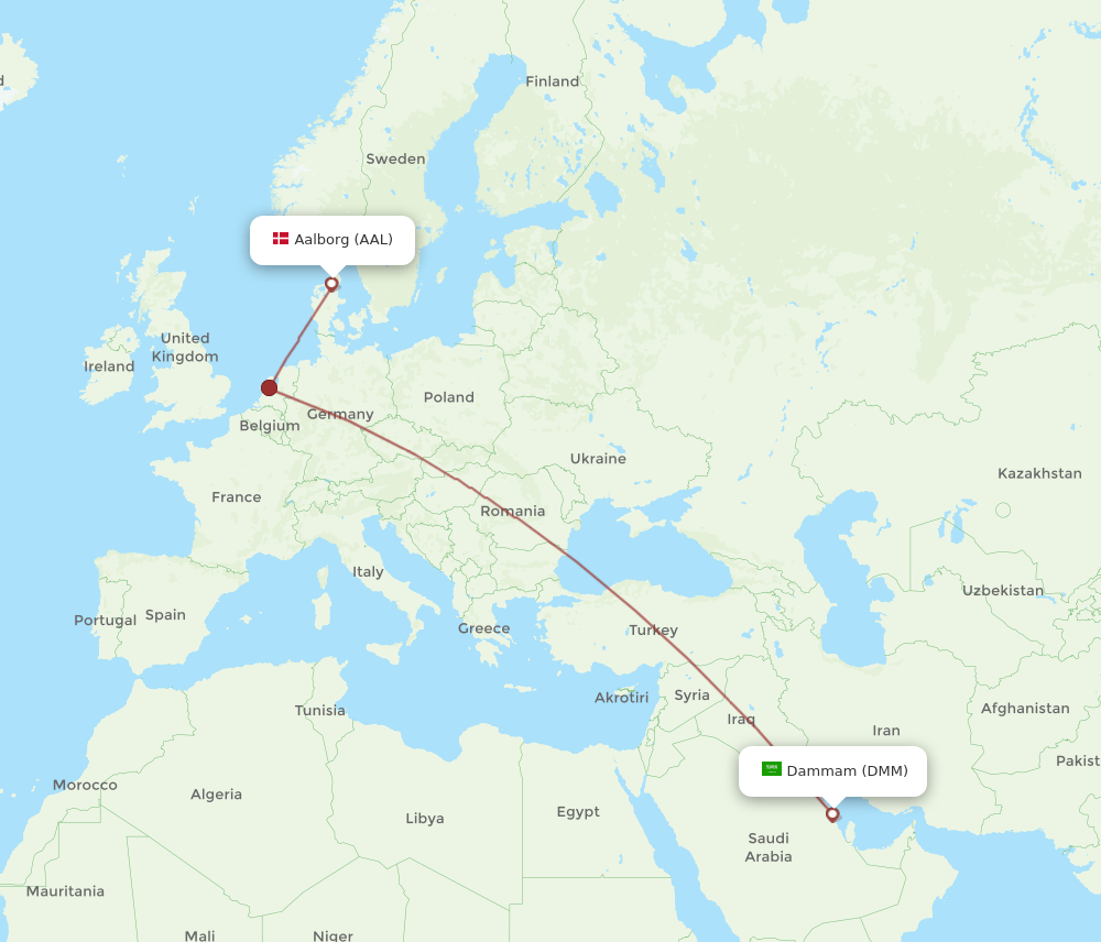 AAL-DMM flight routes