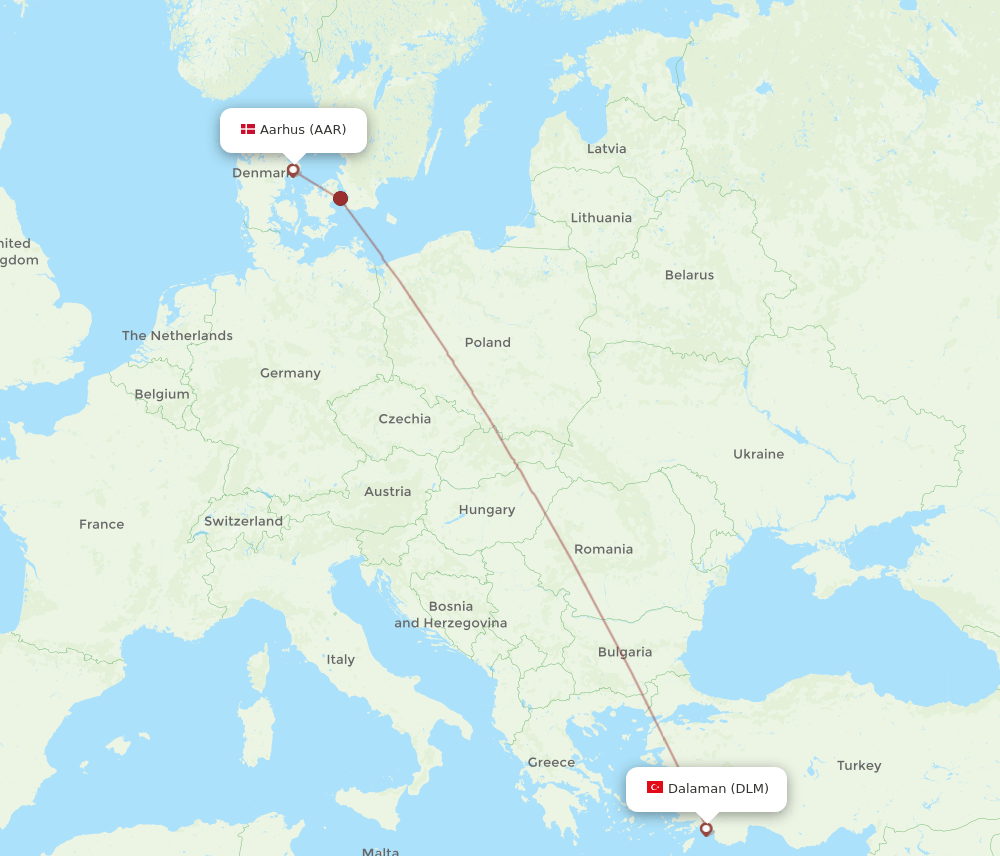 AAR-DLM flight routes