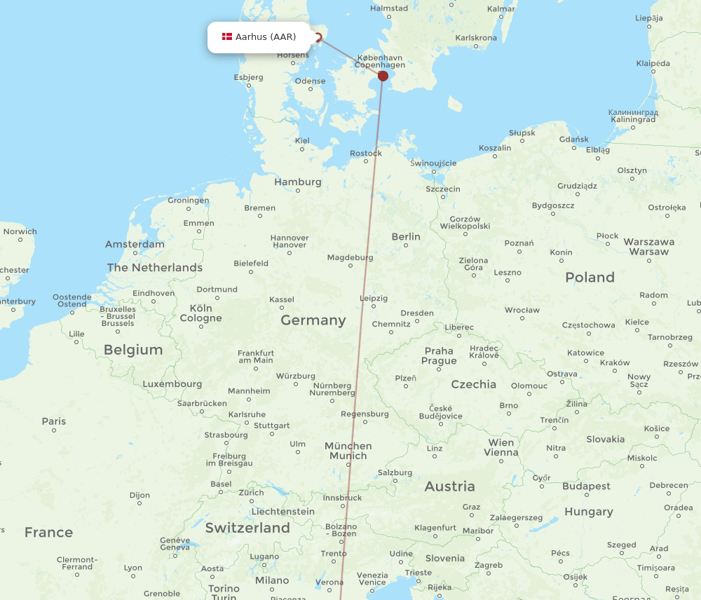 AAR-FLR flight routes