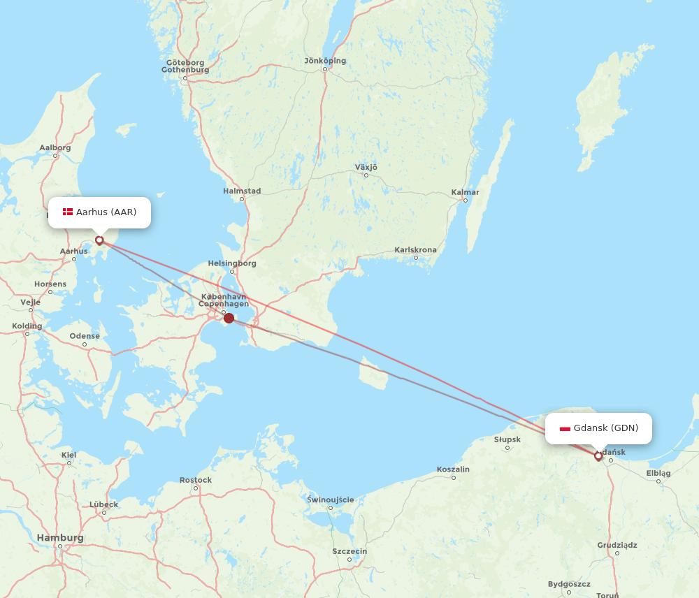 AAR-GDN flight routes