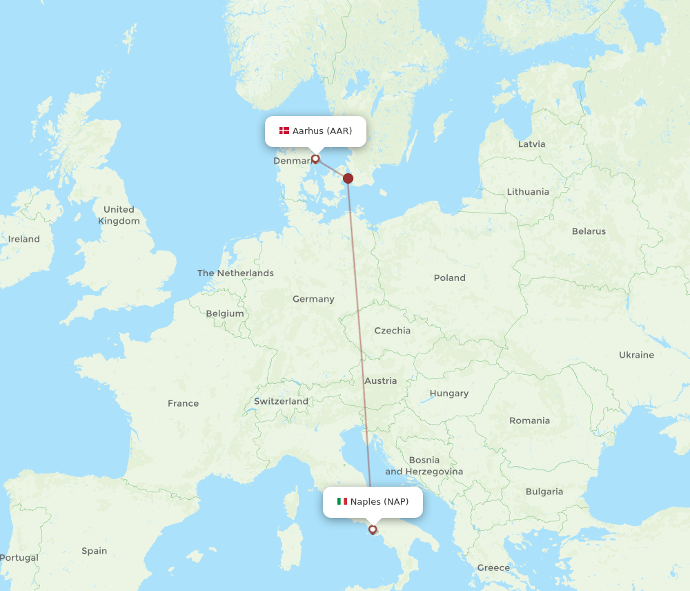AAR-NAP flight routes