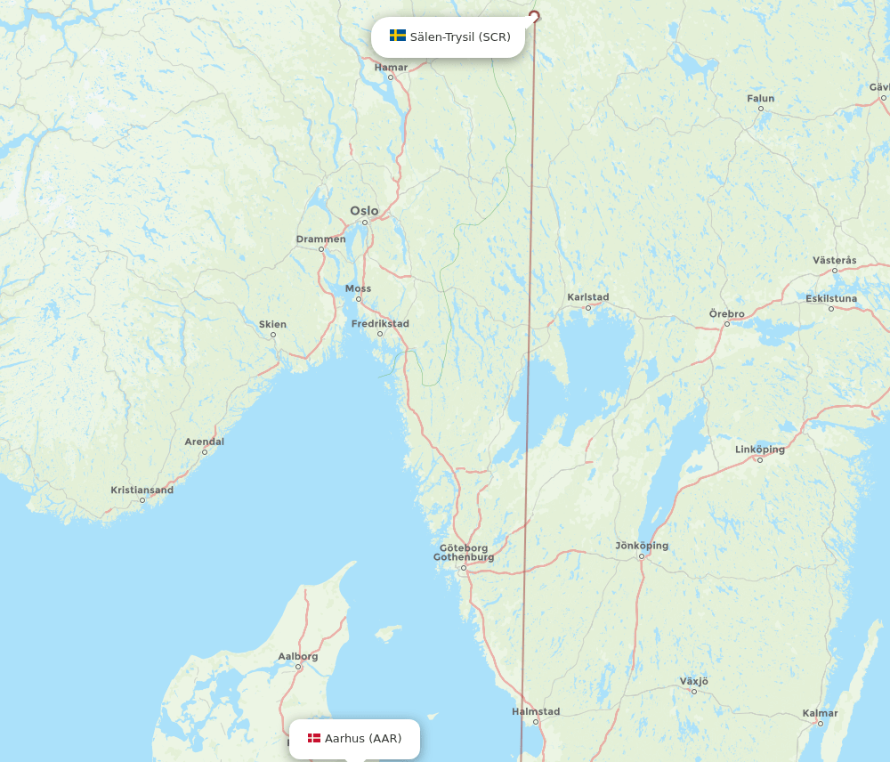 AAR-SCR flight routes