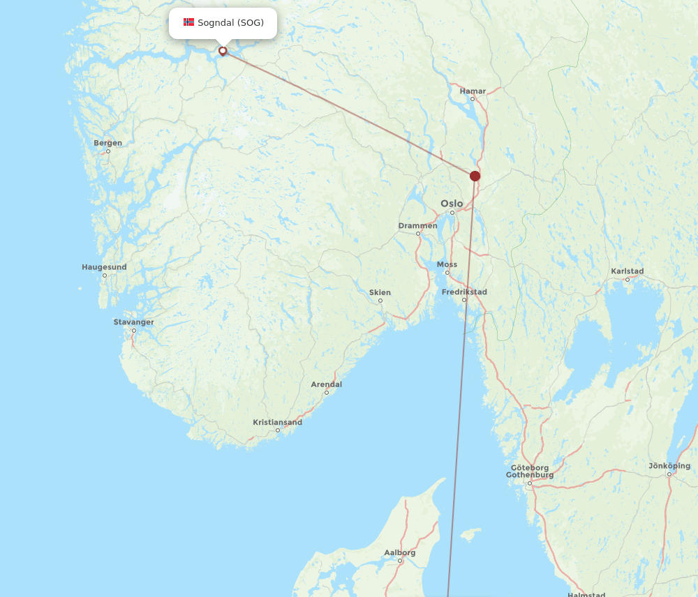 AAR-SOG flight routes