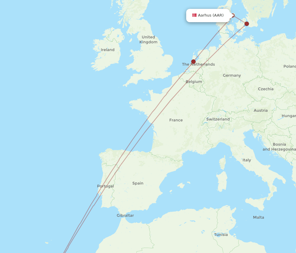 AAR-TFS flight routes