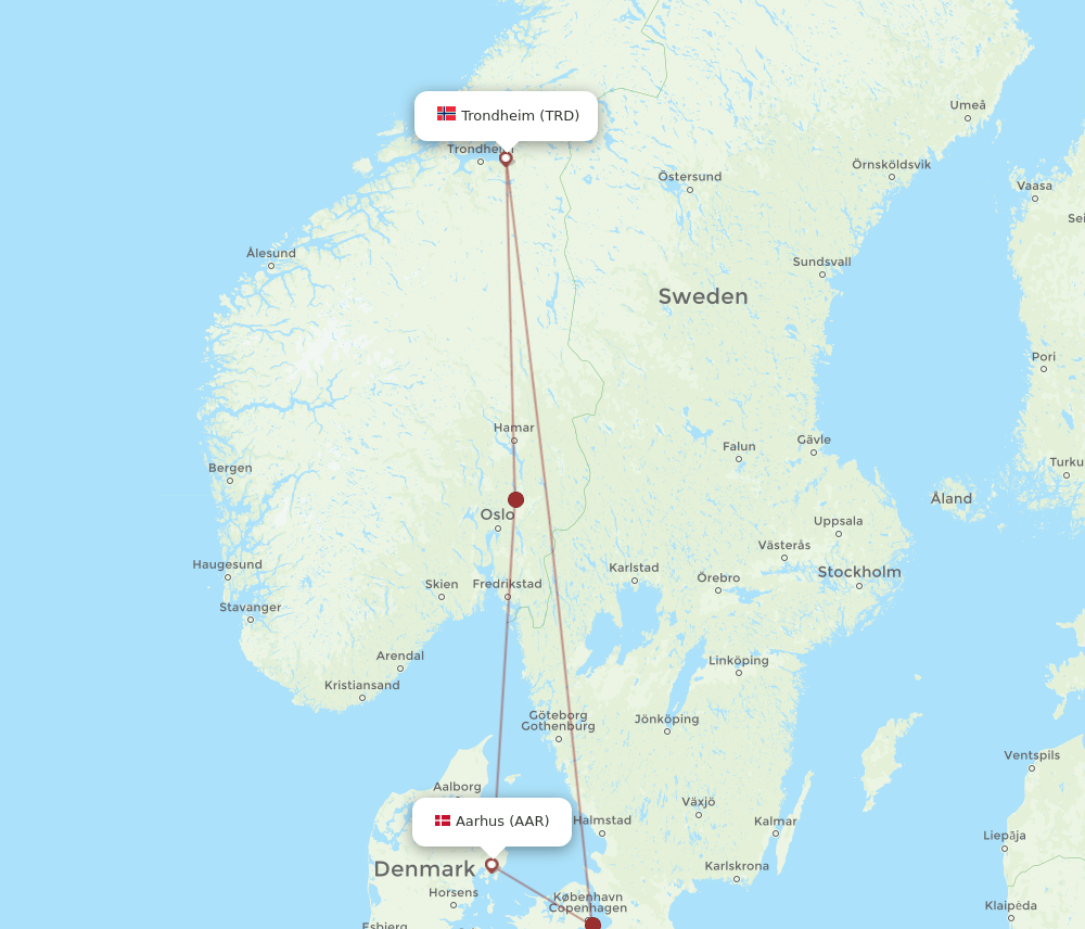 AAR-TRD flight routes