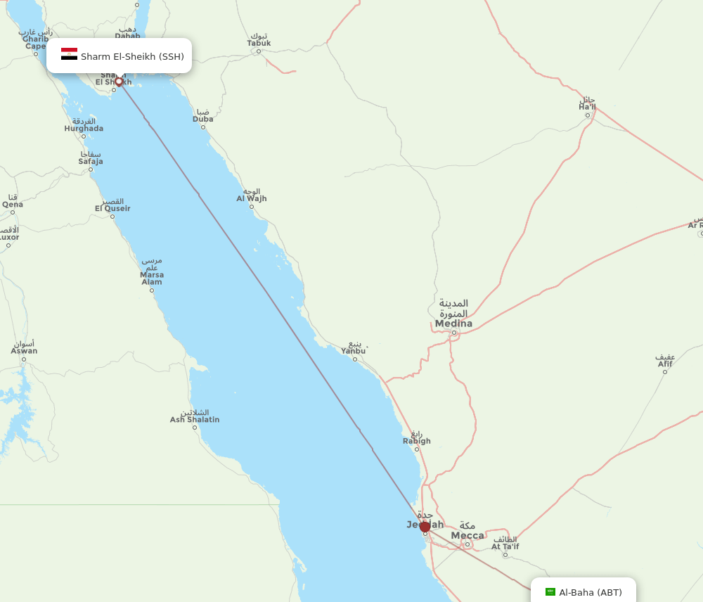 ABT-SSH flight routes
