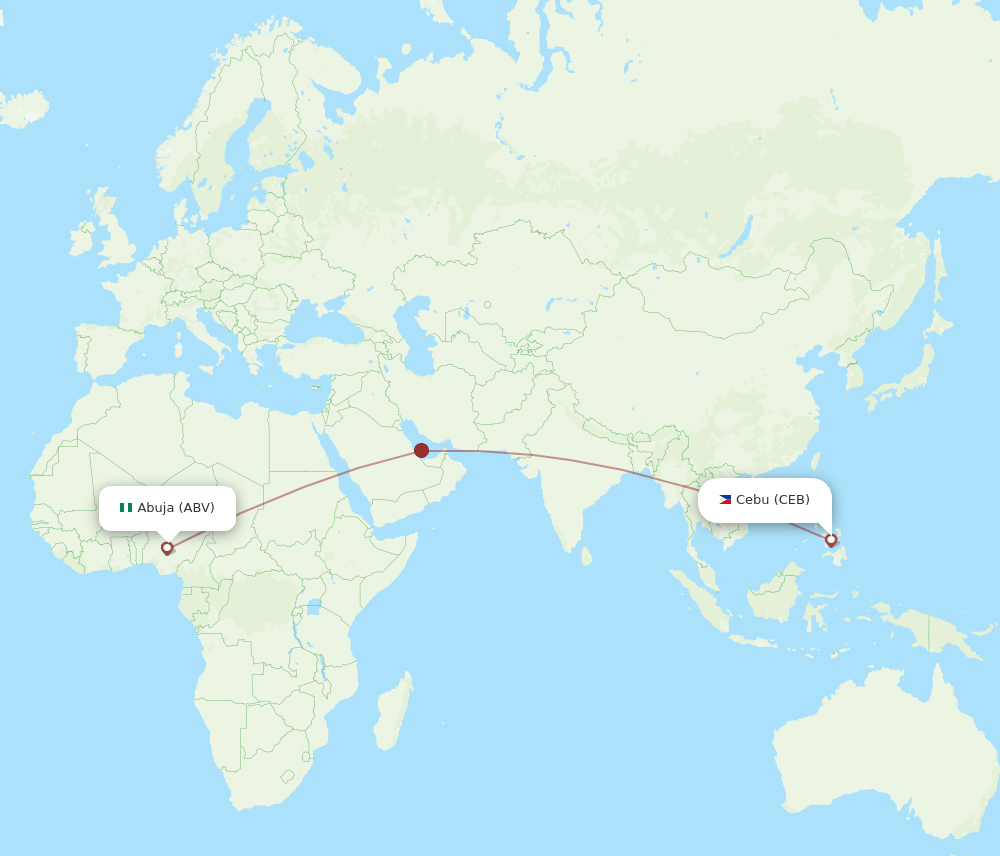 ABV-CEB flight routes