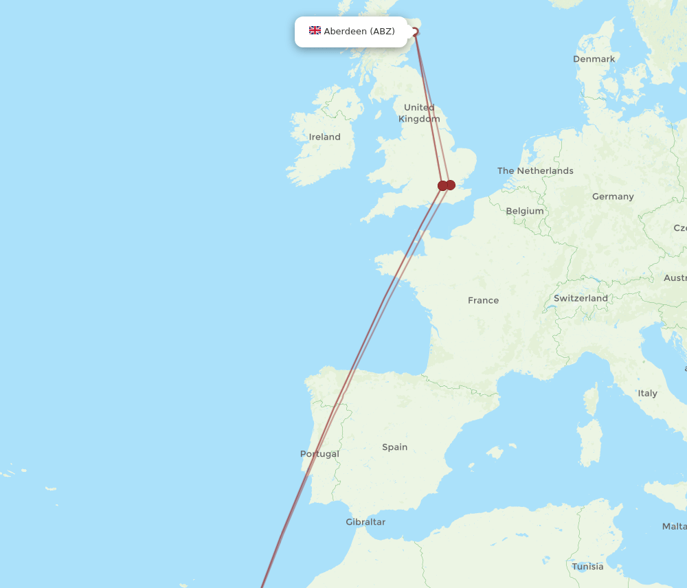 ABZ-ACE flight routes