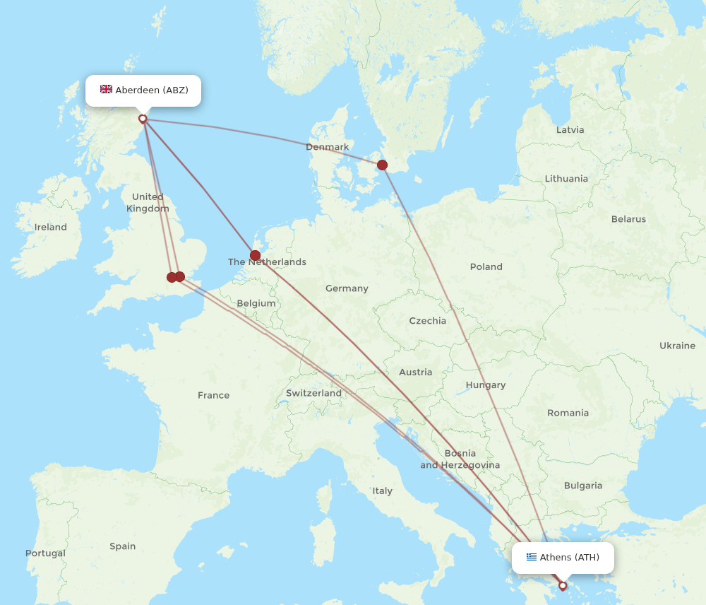 ABZ-ATH flight routes