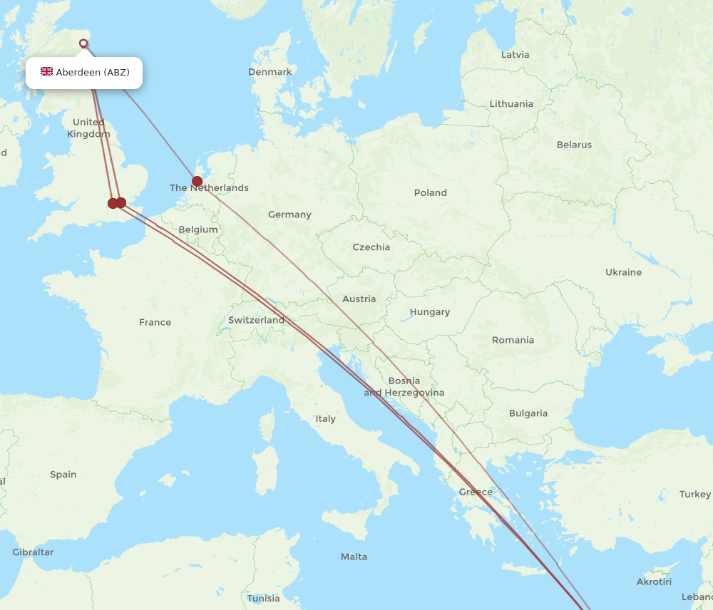 ABZ-CAI flight routes