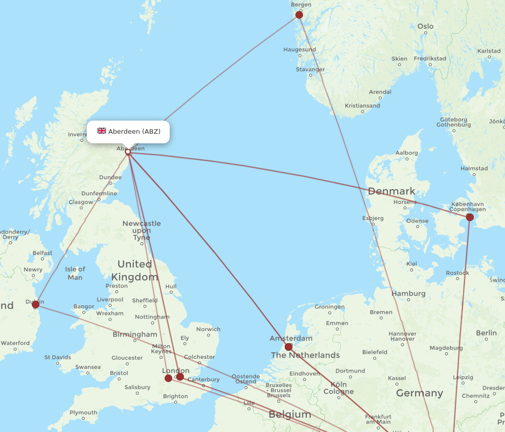 ABZ-MUC flight routes