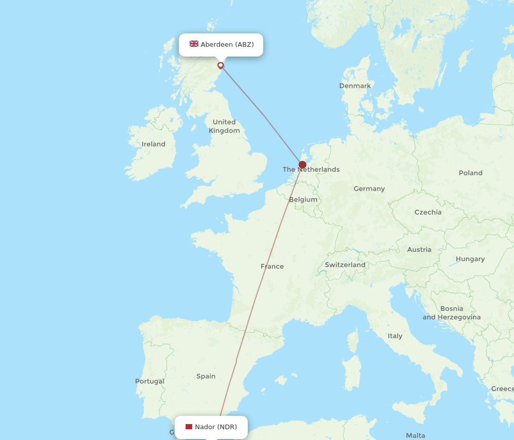 ABZ-NDR flight routes