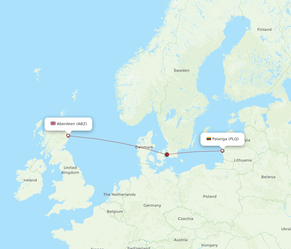 ABZ-PLQ flight routes