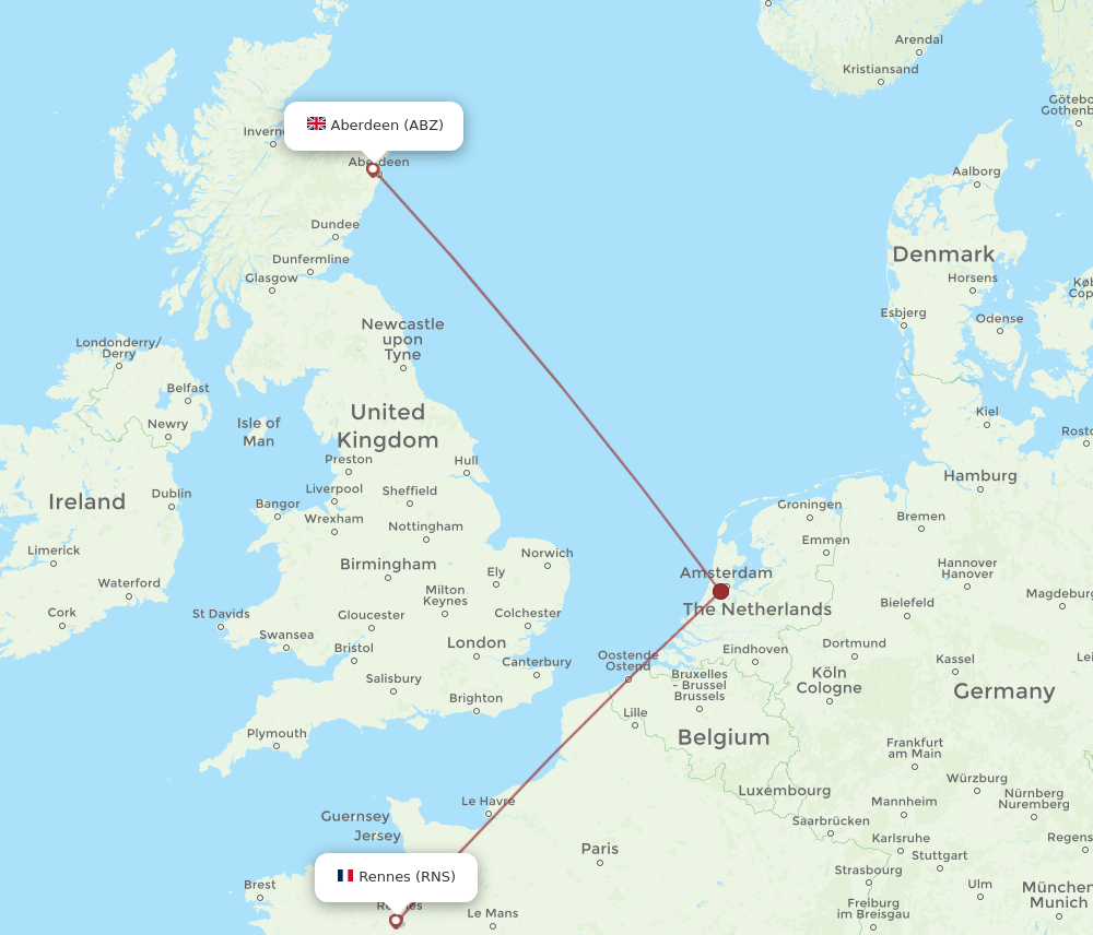 ABZ-RNS flight routes