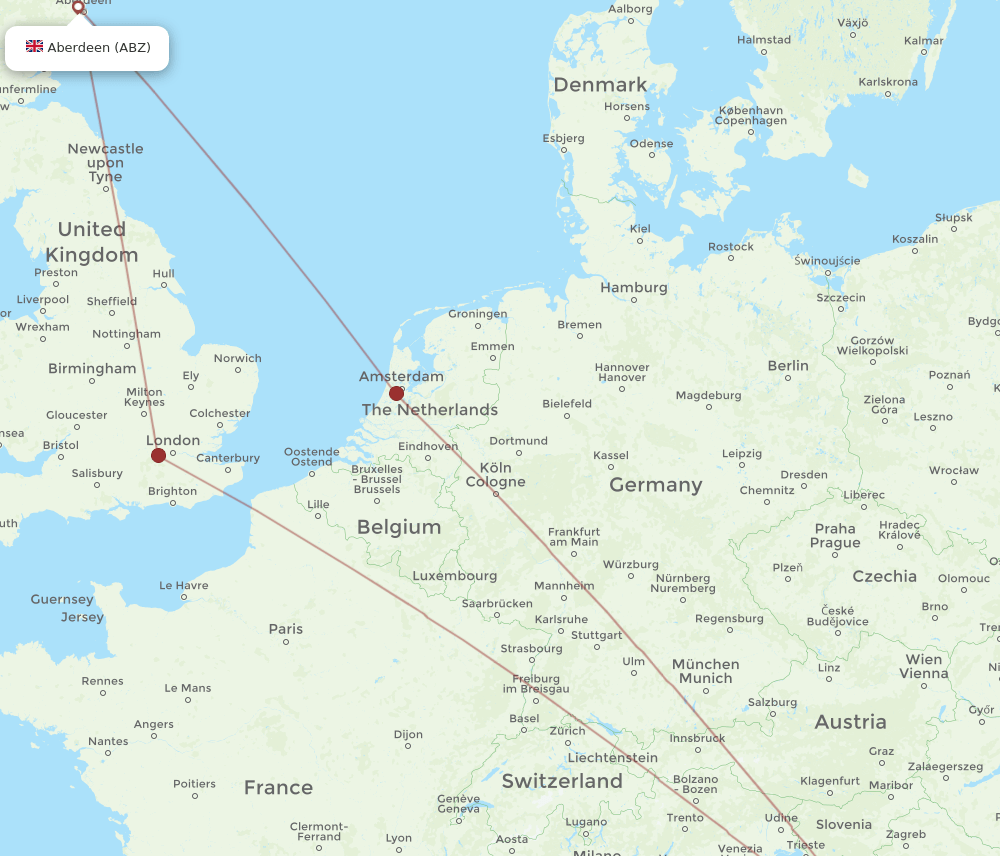 ABZ-SPU flight routes