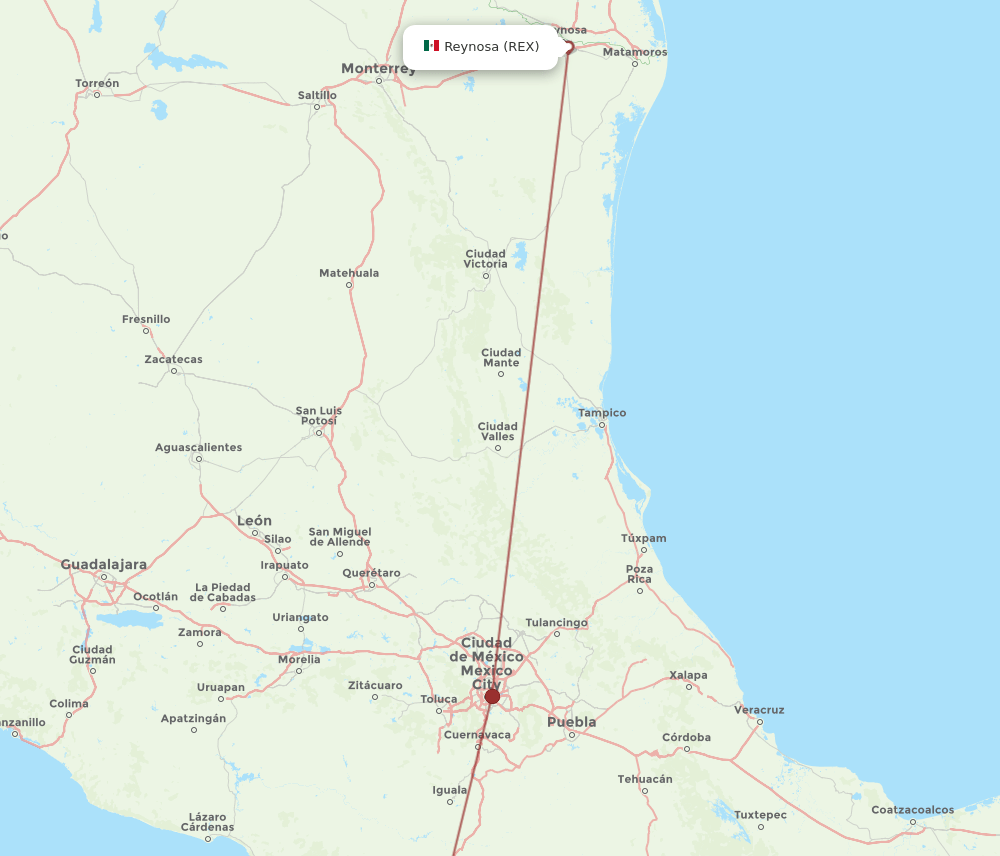 ACA-REX flight routes
