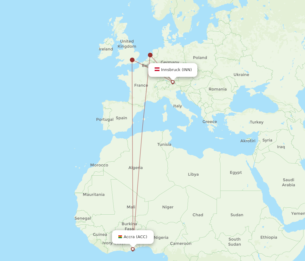 ACC-INN flight routes