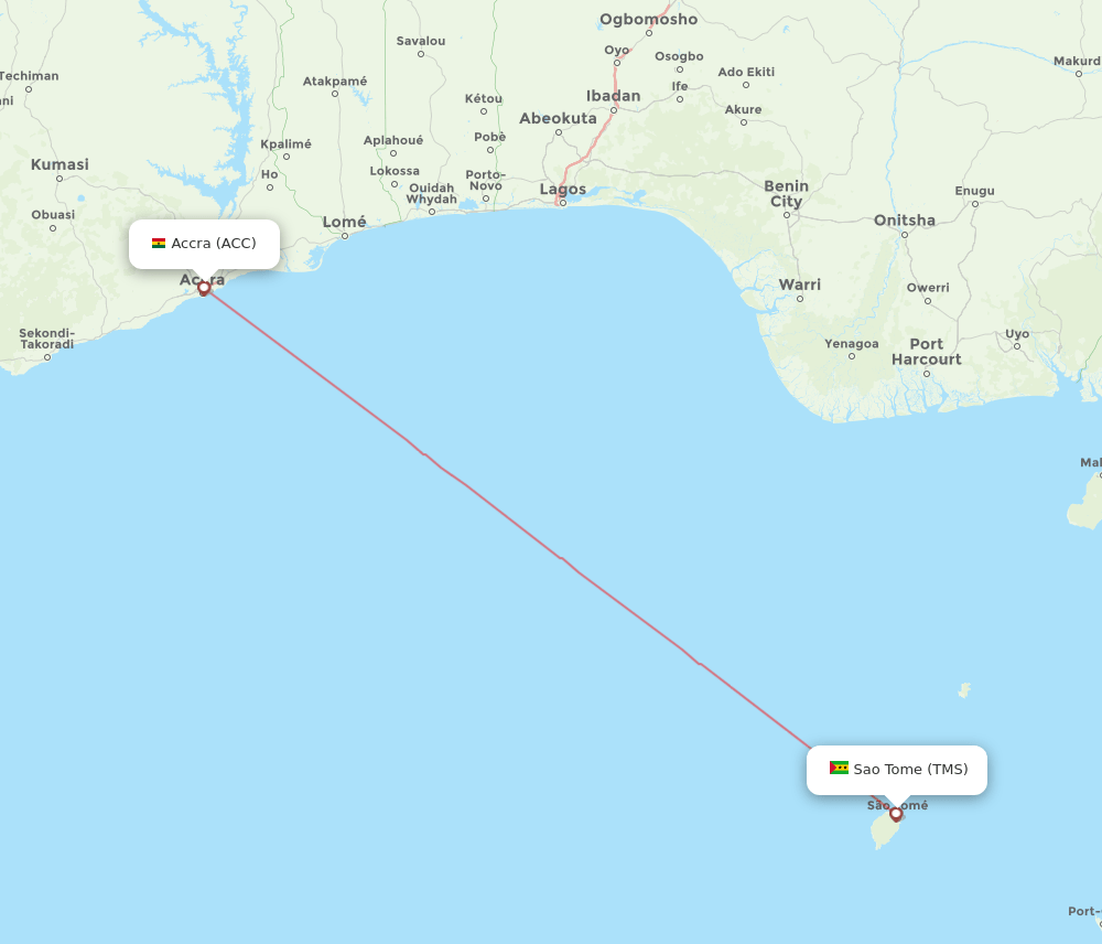 ACC-TMS flight routes