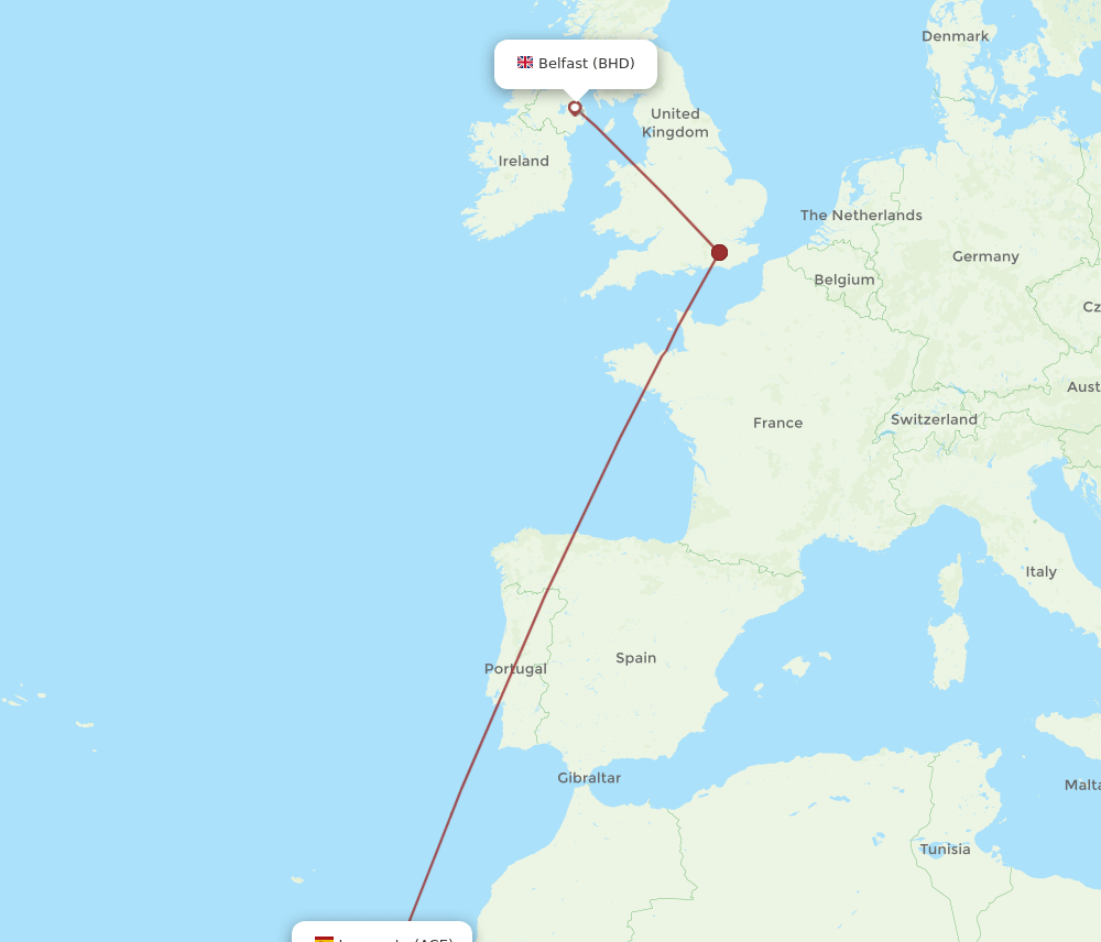 ACE-BHD flight routes
