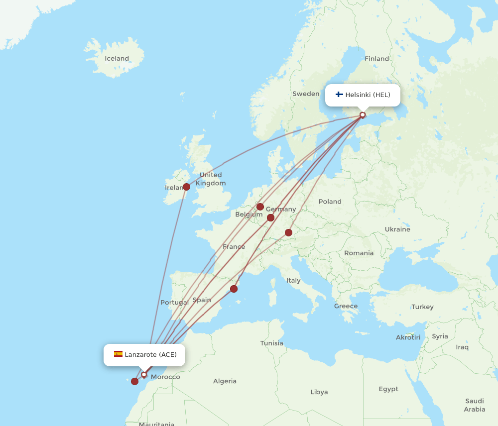 ACE-HEL flight routes