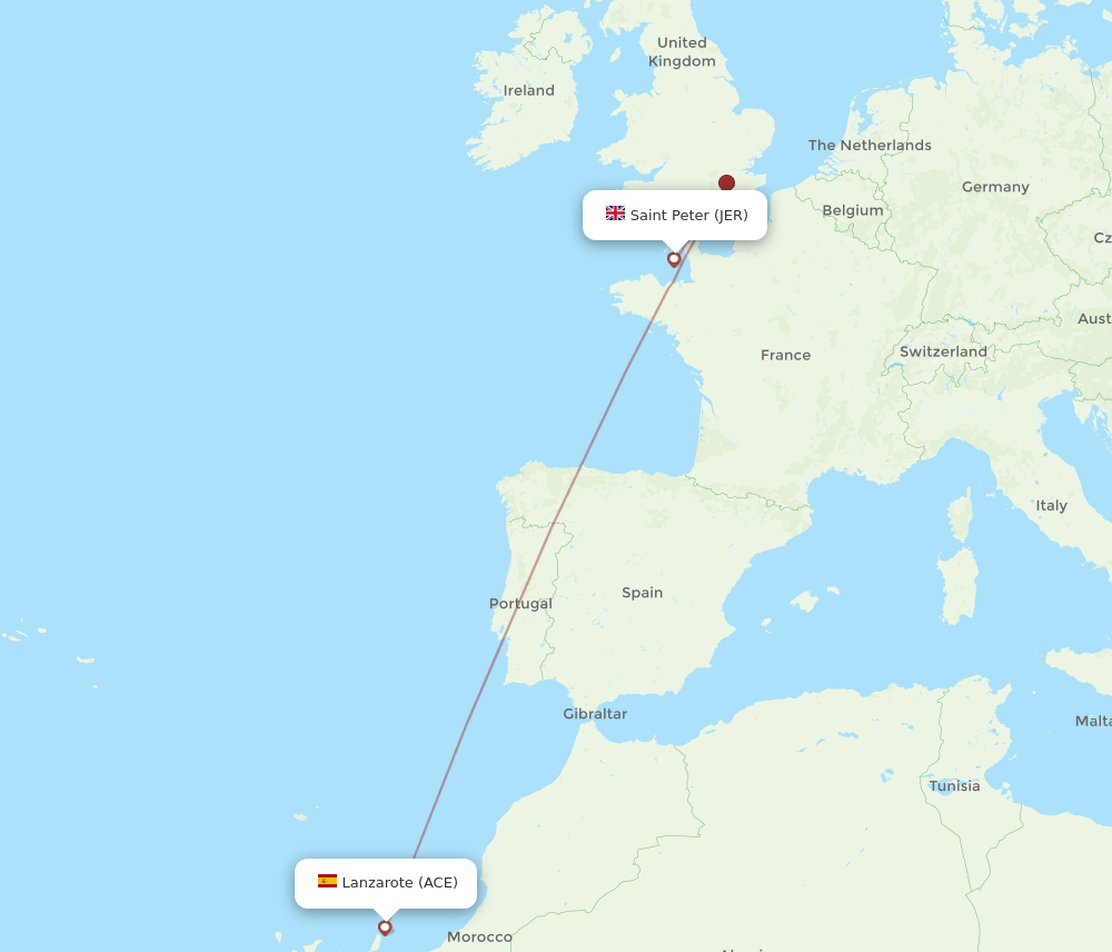 ACE-JER flight routes
