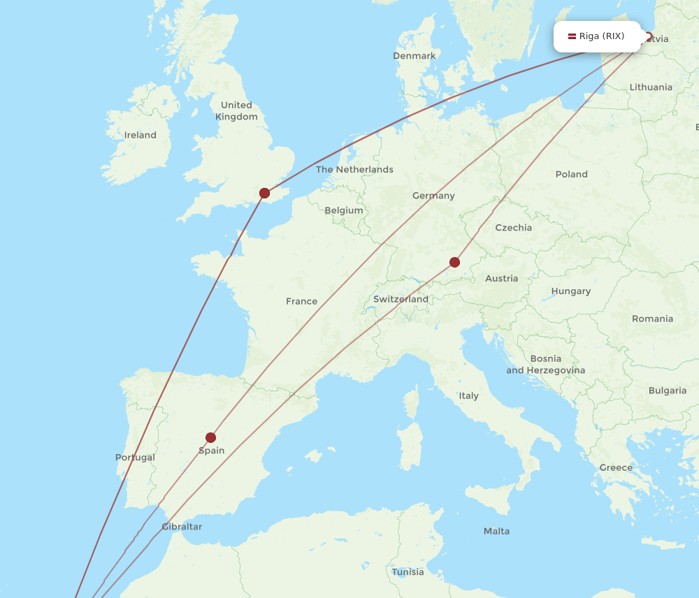 ACE-RIX flight routes