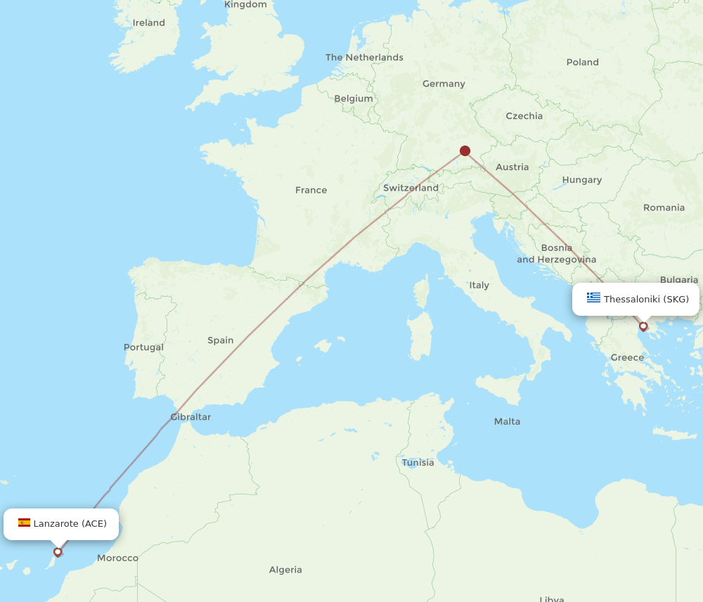 ACE-SKG flight routes