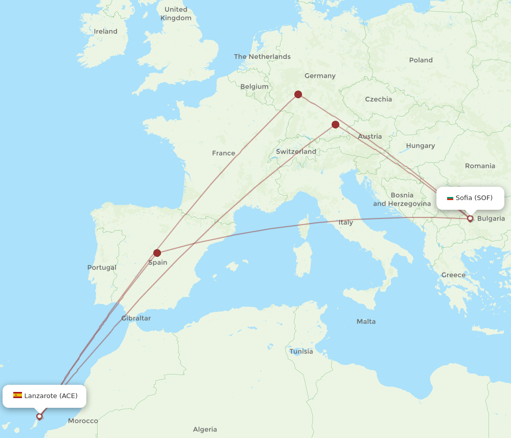 ACE-SOF flight routes