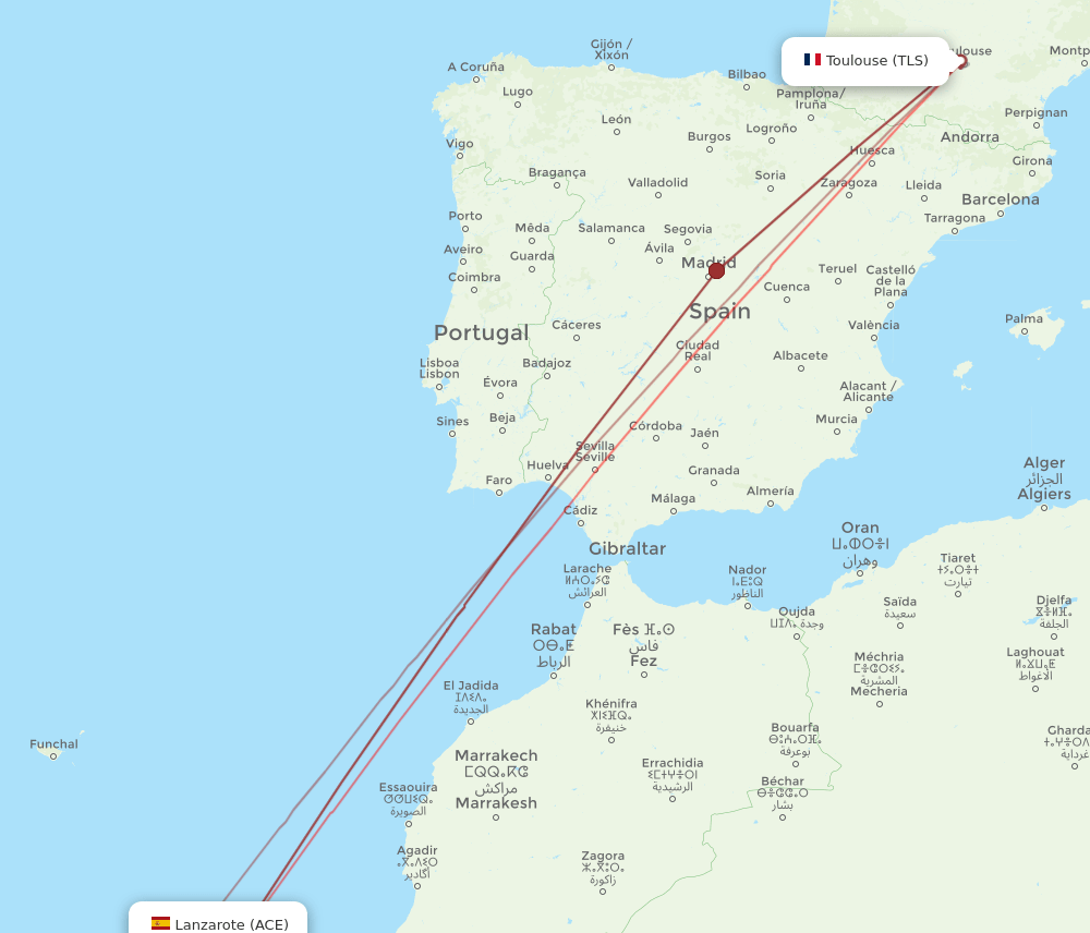 ACE-TLS flight routes