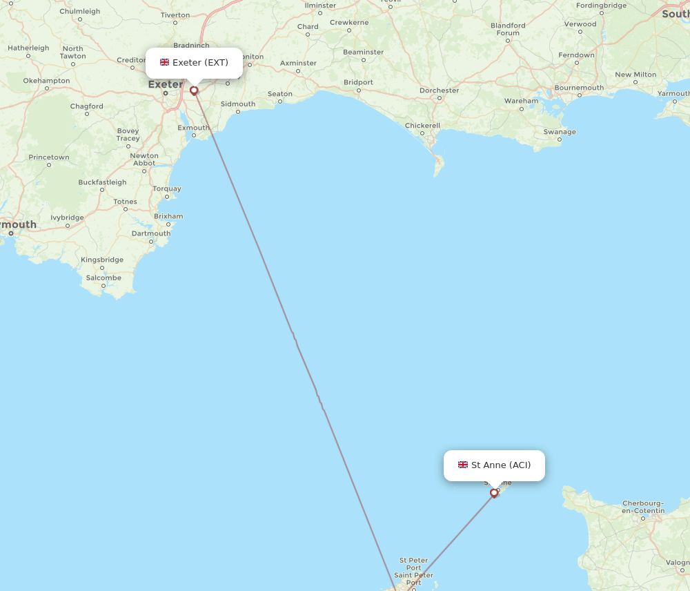 ACI-EXT flight routes