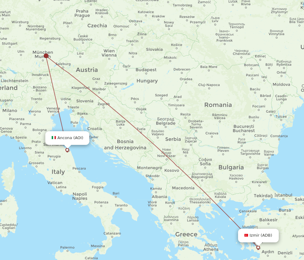 ADB-AOI flight routes