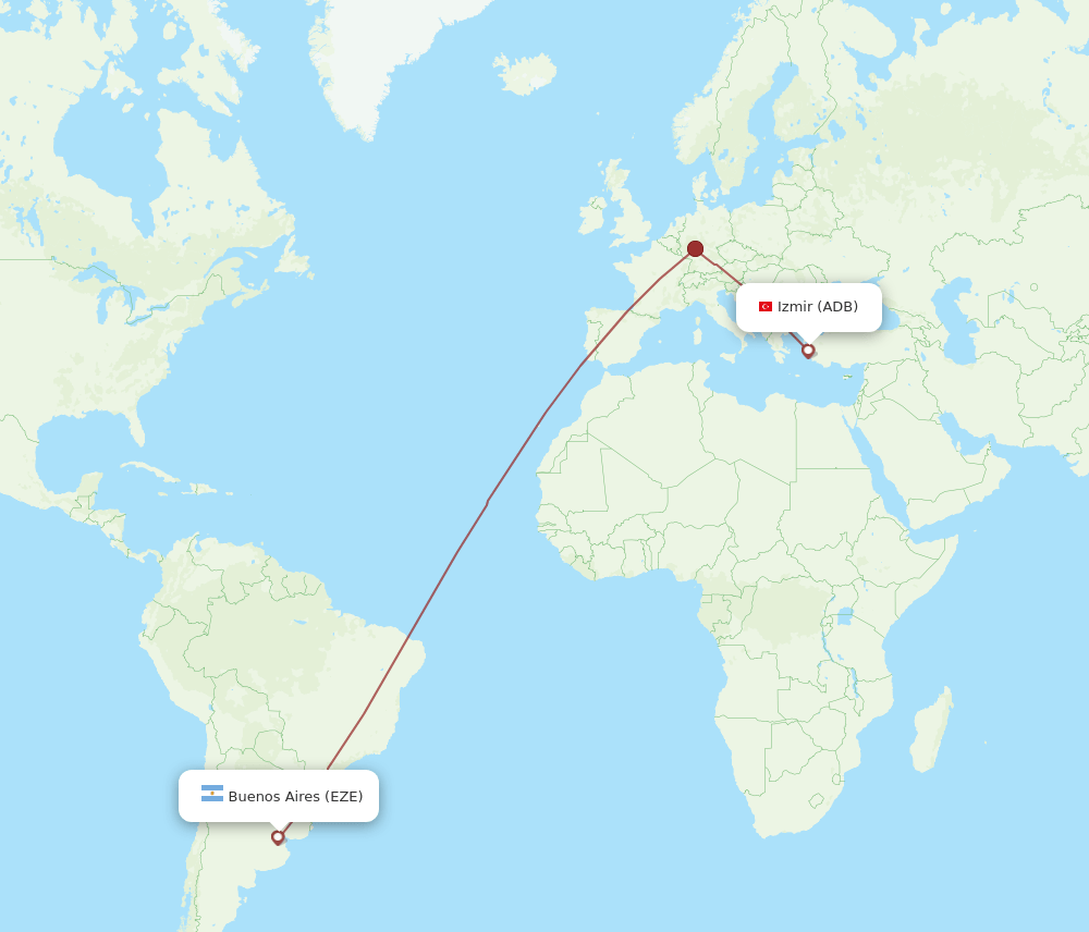ADB-EZE flight routes