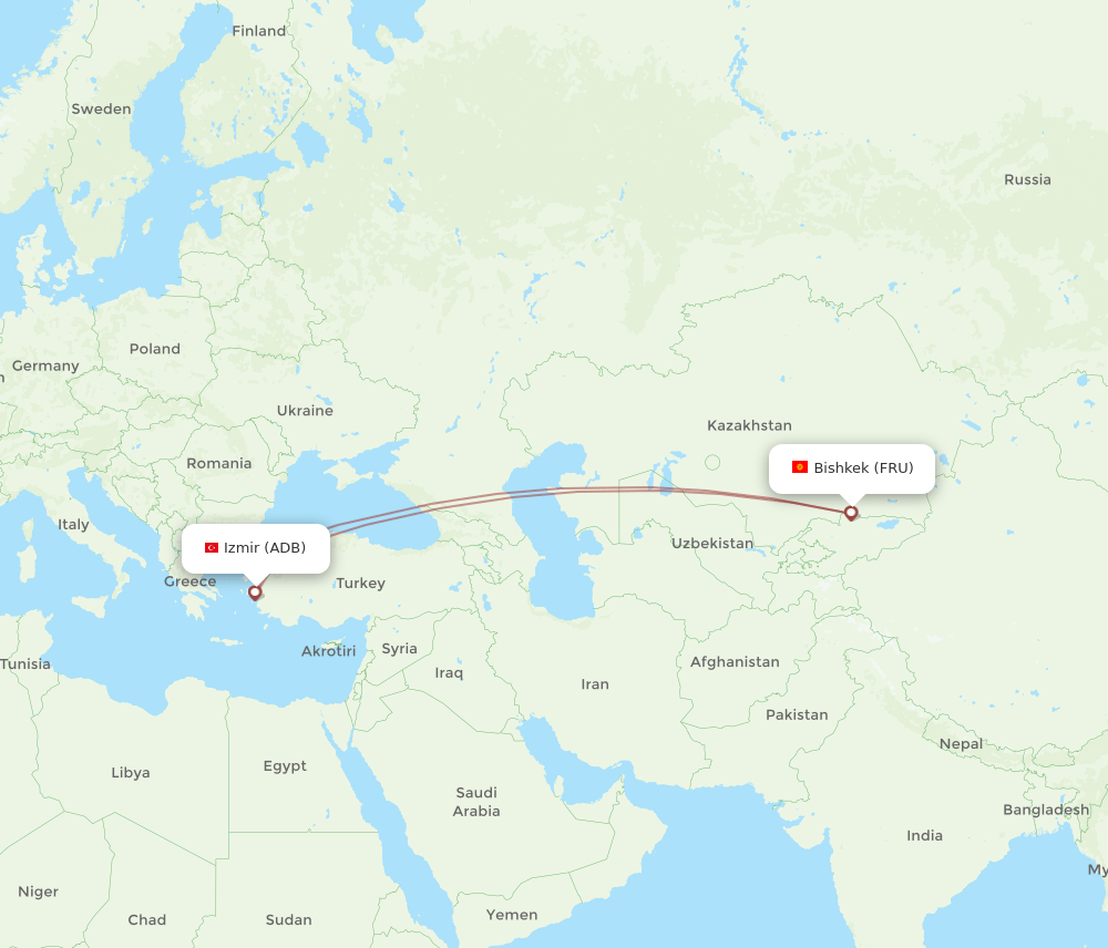 ADB-FRU flight routes