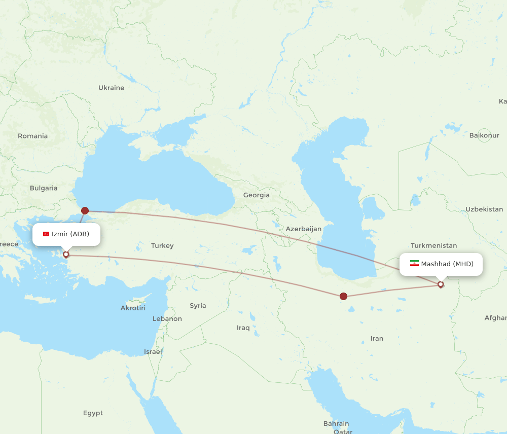 ADB-MHD flight routes