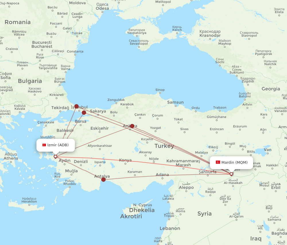 ADB-MQM flight routes