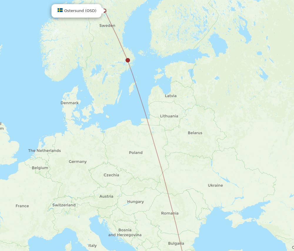 ADB-OSD flight routes