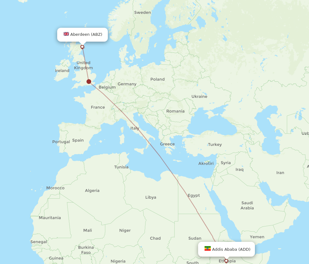 ADD-ABZ flight routes