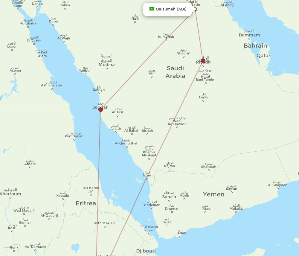 ADD-AQI flight routes