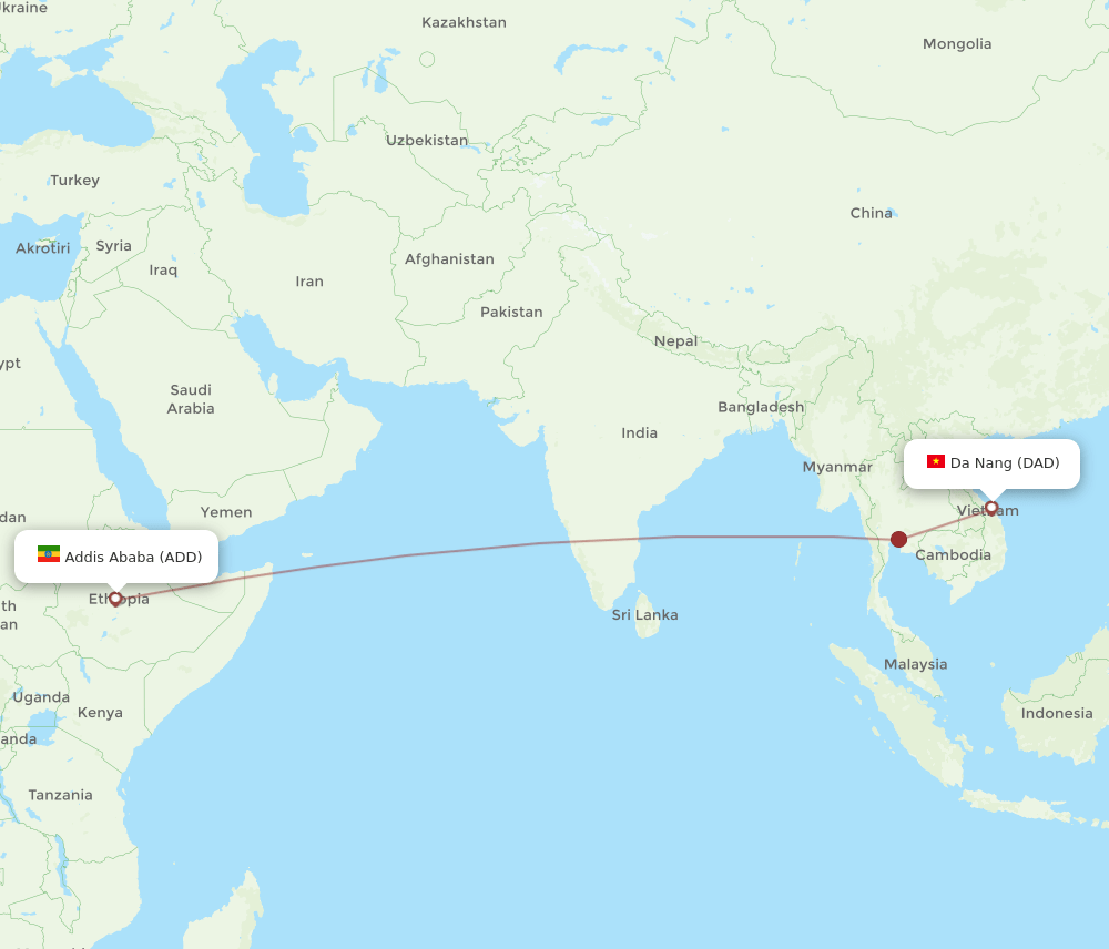 ADD-DAD flight routes