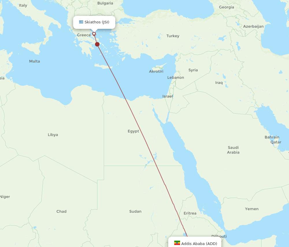 ADD to JSI flights and routes map