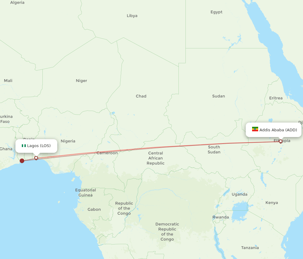 ADD-LOS flight routes