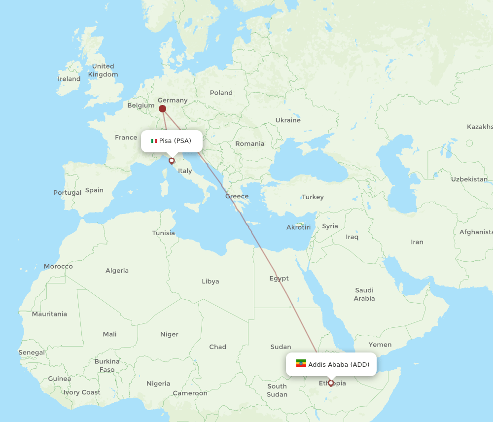 ADD-PSA flight routes