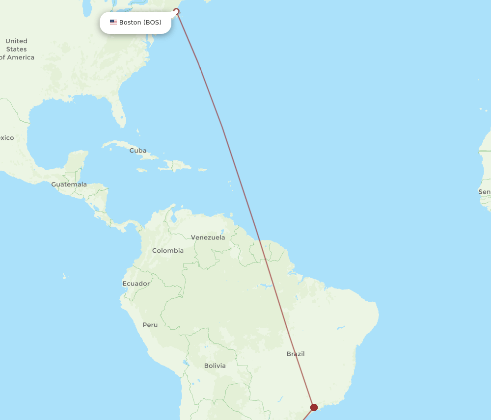 AEP-BOS flight routes